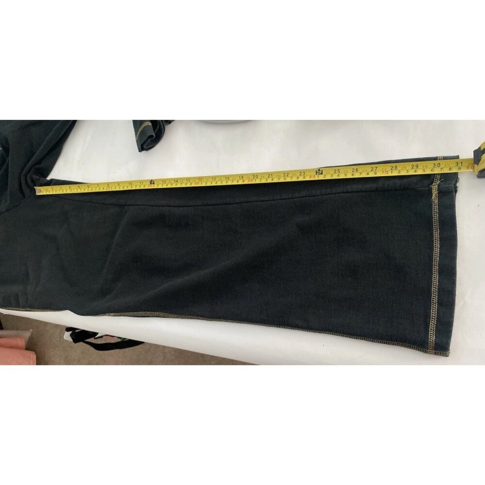 BCBG Maxazria Y2K Vintage Track Pants Blue Straight Leg Logo Women’s Size Large - Picture 7 of 16